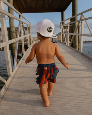 Binkybro - Boy's Star Spangled Swim Trunks