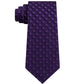 Kenneth Cole Reaction Men's Classic Geometric Tie Purple Size Regular