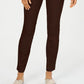 Charter Club Women's Chelsea Tummy Control Skinny Leg Ankle Pants Brown Size 8