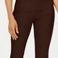 Charter Club Women's Chelsea Tummy Control Skinny Leg Ankle Pants Brown Size 8