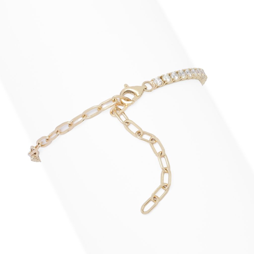 Gems of Distinction 14K Gold Choice of Diamond Carat Weight Bracelet