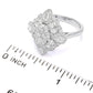 Gems of Distinction 14K White Gold 1.42ctw Diamond Cluster Ring