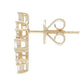 Gems of Distinction 14K Gold 0.60ctw Baguette Diamond Crawler Earrings