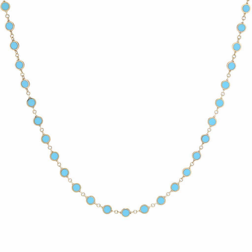 Sabrina Designs 14K Gold Choice of Gemstone & Length Station Necklace