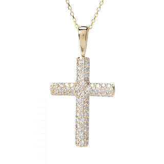 Morris & David 14K Gold 0.50ctw Diamond Choice of Motif Pendant w/ Chain