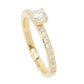 Gems of Distinction 14K Gold Polished 0.75ctw Diamond Solitaire Ring