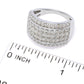 Diamond Treasures 14K White Gold 1.51ctw Pave Diamond Band Ring