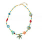 Il Murano di Francesca 18K Gold Plated Sealife Murano Glass Necklace
