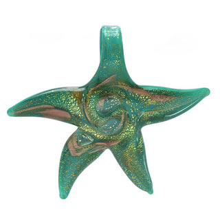 Il Murano di Francesca 53x50mm Murano Glass Starfish Pendant