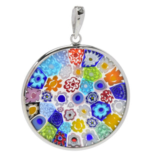 Il Murano di Francesca 32.8mm Murano Glass Disc Pendant