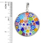 Il Murano di Francesca 32.8mm Murano Glass Disc Pendant