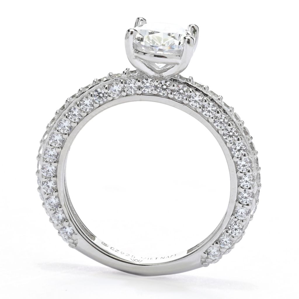 Brilliante Choice of Shape Simulated Diamond Solitaire Ring