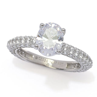 Brilliante Choice of Shape Simulated Diamond Solitaire Ring