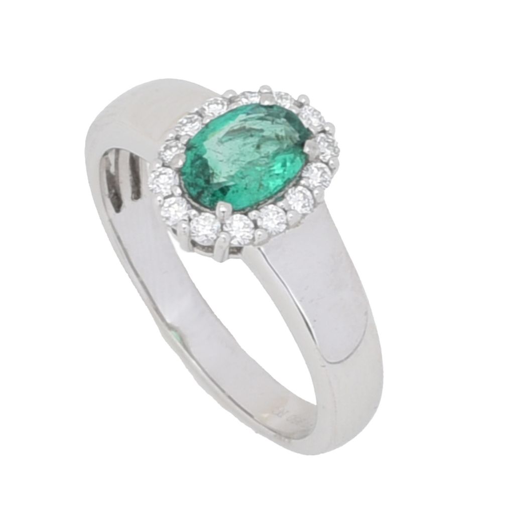 Platinum Jewelry by Ralf Griwatz 1.04ctw Precious Gem & Diamond Halo Ring