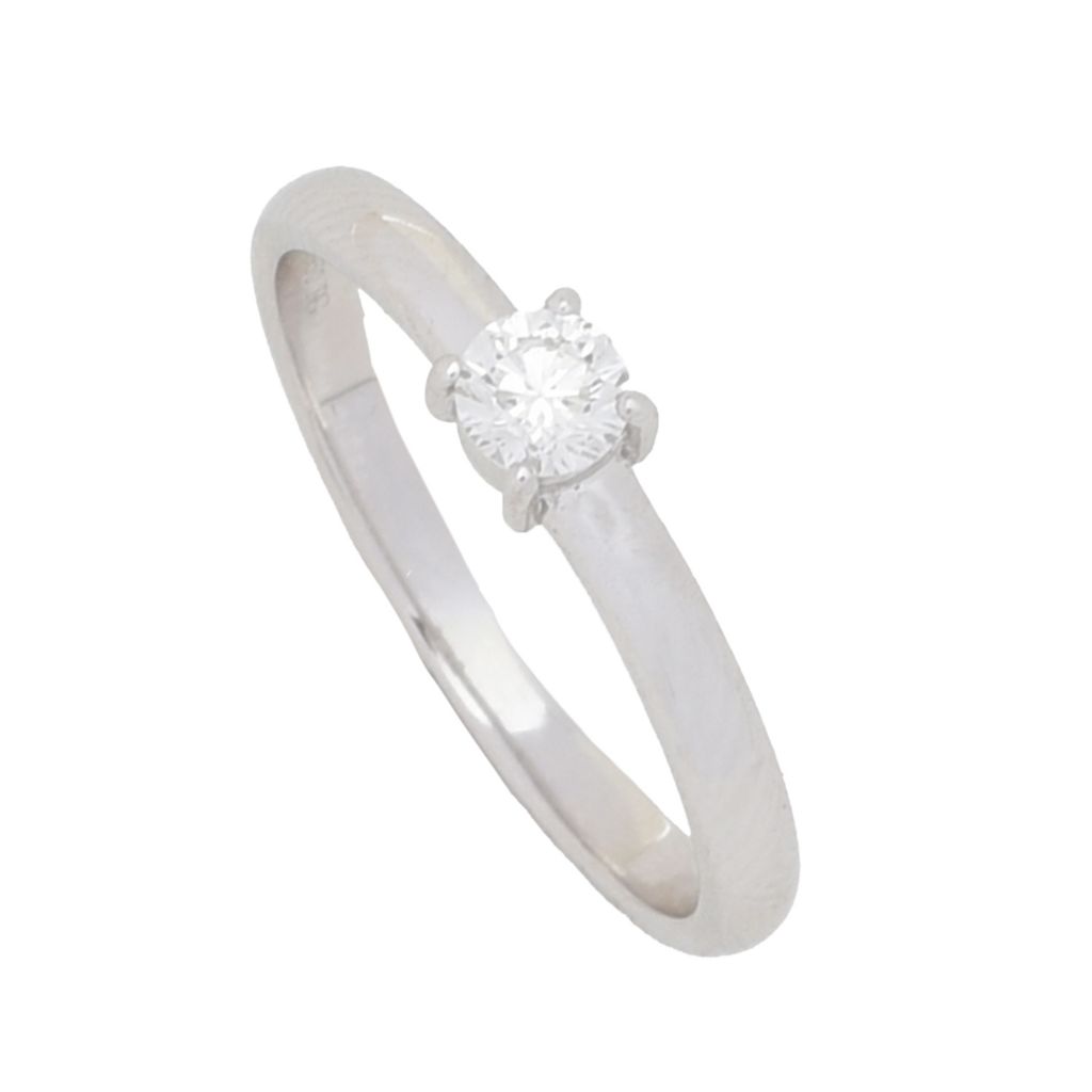 Platinum Jewelry by Ralf Griwatz 0.25ctw Diamond Solitaire Ring, 3.5 grams