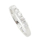 Platinum Jewelry by Ralf Griwatz 0.50ctw Diamond 5-Stone Band Ring