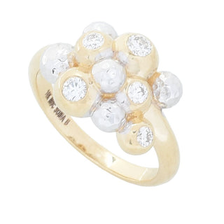 Sonia Bitton Galerie de Bijoux "Diamant Bulles" 14K Gold 0.32ctw Diamond Ring