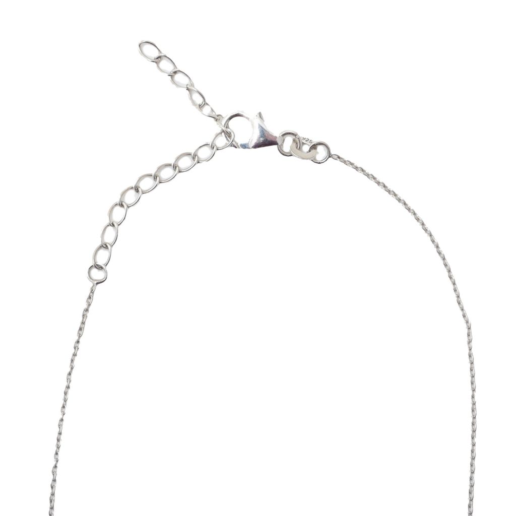 Gem Treasures 14.11ctw Bicolor Fluorite & Zircon Pendant w/ Chain