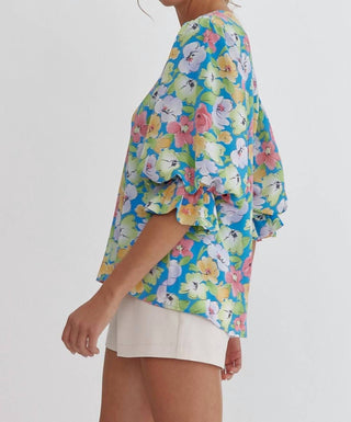 Entro - The Way I Do Floral Blouse