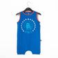 RAGS Apparel Kid's Tank Short Rag Romper Blue Size 12-18M