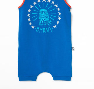 RAGS Apparel Kid's Tank Short Rag Romper Blue Size 12-18M