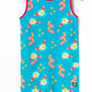 RAGS Apparel Kid's Tank Capri Hip Pocket Rag Romper Blue Size 12-18M