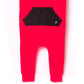 RAGS Apparel Kid's Short Sleeve Kangaroo Pocket Rag Romper Red Size 2T