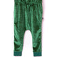 RAGS Apparel Kid's Puff Sleeve Gather Waist Rag Romper Green Size 2T