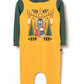 RAGS Apparel Kid's Long Sleeve Hooded Rag Romper Yellow Size 2T