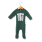 RAGS Apparel Kid's Infant Rag Romper Footies Green Size 0-3M