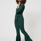 Leota Women's Gabby Geo Print Jumpsuit Green Size X-Large
