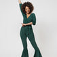 Leota Women's Gabby Geo Print Jumpsuit Green Size X-Large