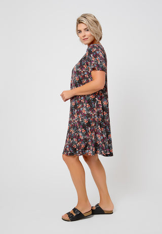 Leota Women's Serenity Dress in Confetti Floral (Curve)