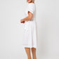 Leota Women's Genesis Eyelet Jersey Dress White Size 1X