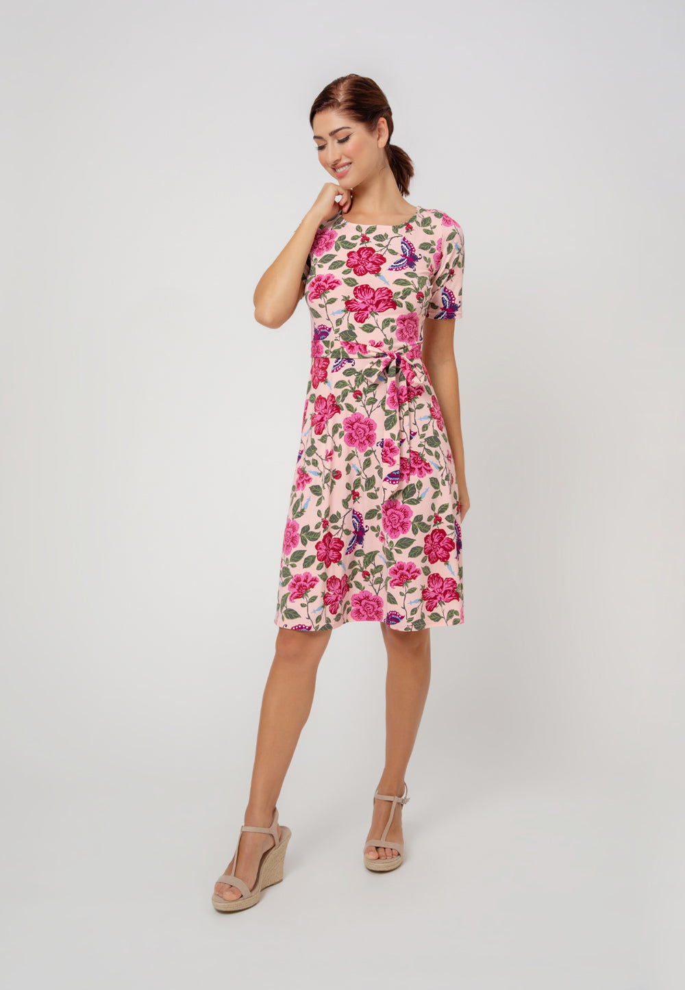 Leota Women's Giselle Sheath Dress Pink