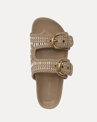 Veronica Beard - Women's Prue Woven Two Strap Sandals