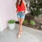 Entro - Women's You Are A Babe Eyelet Blouse