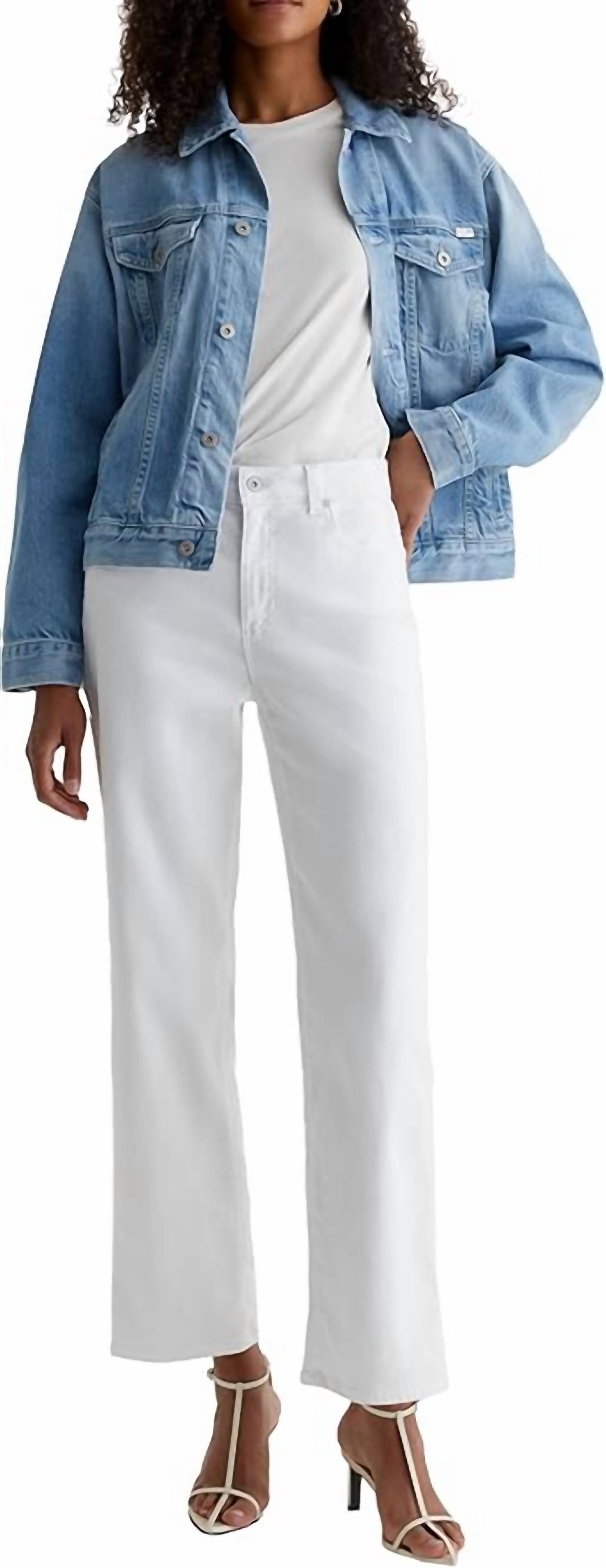 Ag Jeans - Brinley Mid Rise Straight Crop Jeans
