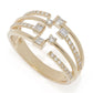 Sonia Bitton Galerie de Bijoux 0.31ctw Baguette & Round Diamond Ring