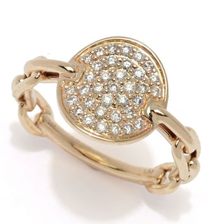 Morris & David 14K Gold Polished 0.32ctw Diamond Choice of Shape Ring