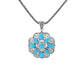 Artisan Silver by Samuel B. Sleeping Beauty Turquoise Pendant w/ Chain