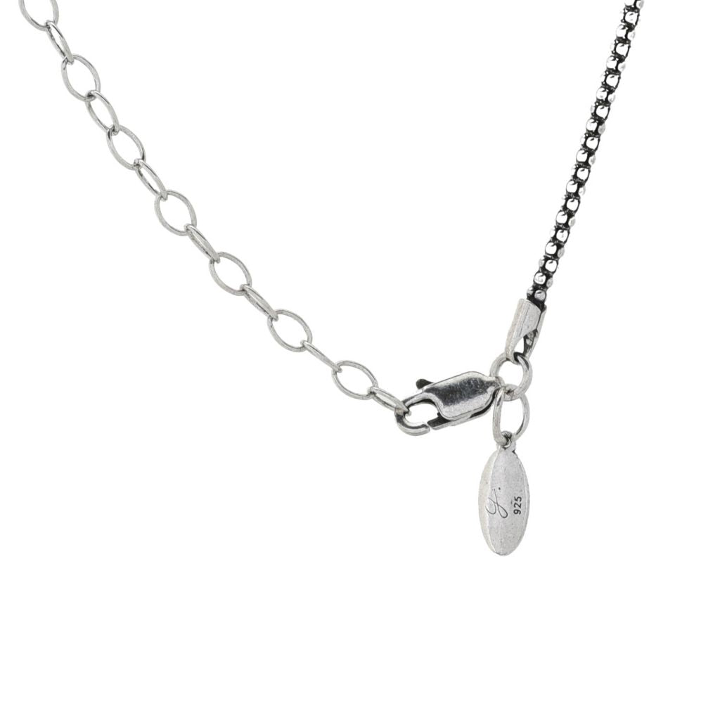 Artisan Silver by Samuel B. Sleeping Beauty Turquoise Pendant w/ Chain