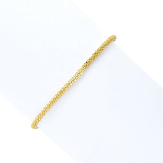 Toscana Italiana 18K Gold Plated Choice of Size Margherita Chain Bracelet