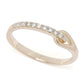 Gems of Distinction 14K Gold 0.15ctw Diamond "Connections" Band Ring