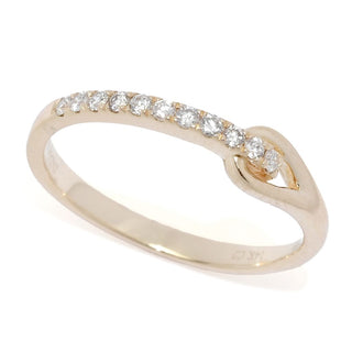 Gems of Distinction 14K Gold 0.15ctw Diamond "Connections" Band Ring