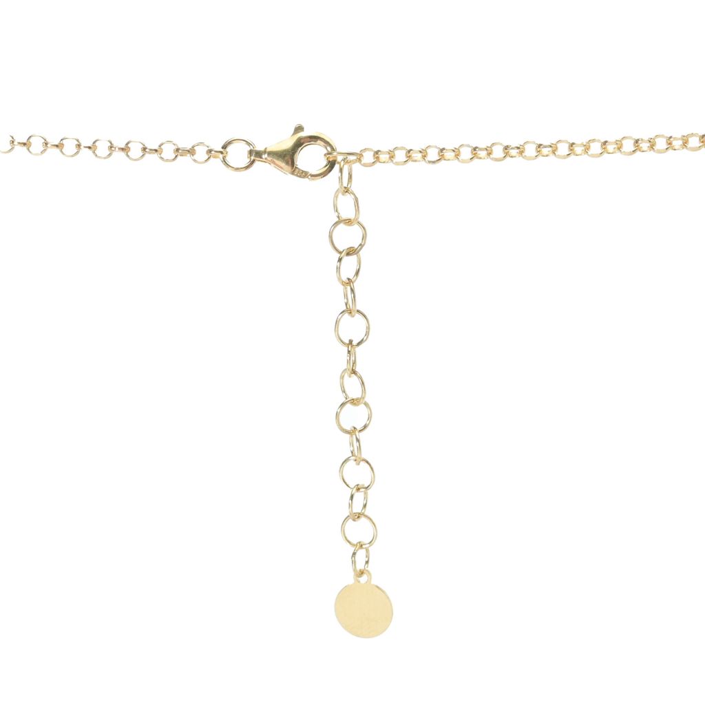 Cameo Italiano "Elysse" 5-Station Shell Rose Cameo Bib Style Necklace