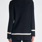 Elan - Oversized V-neck Sweater