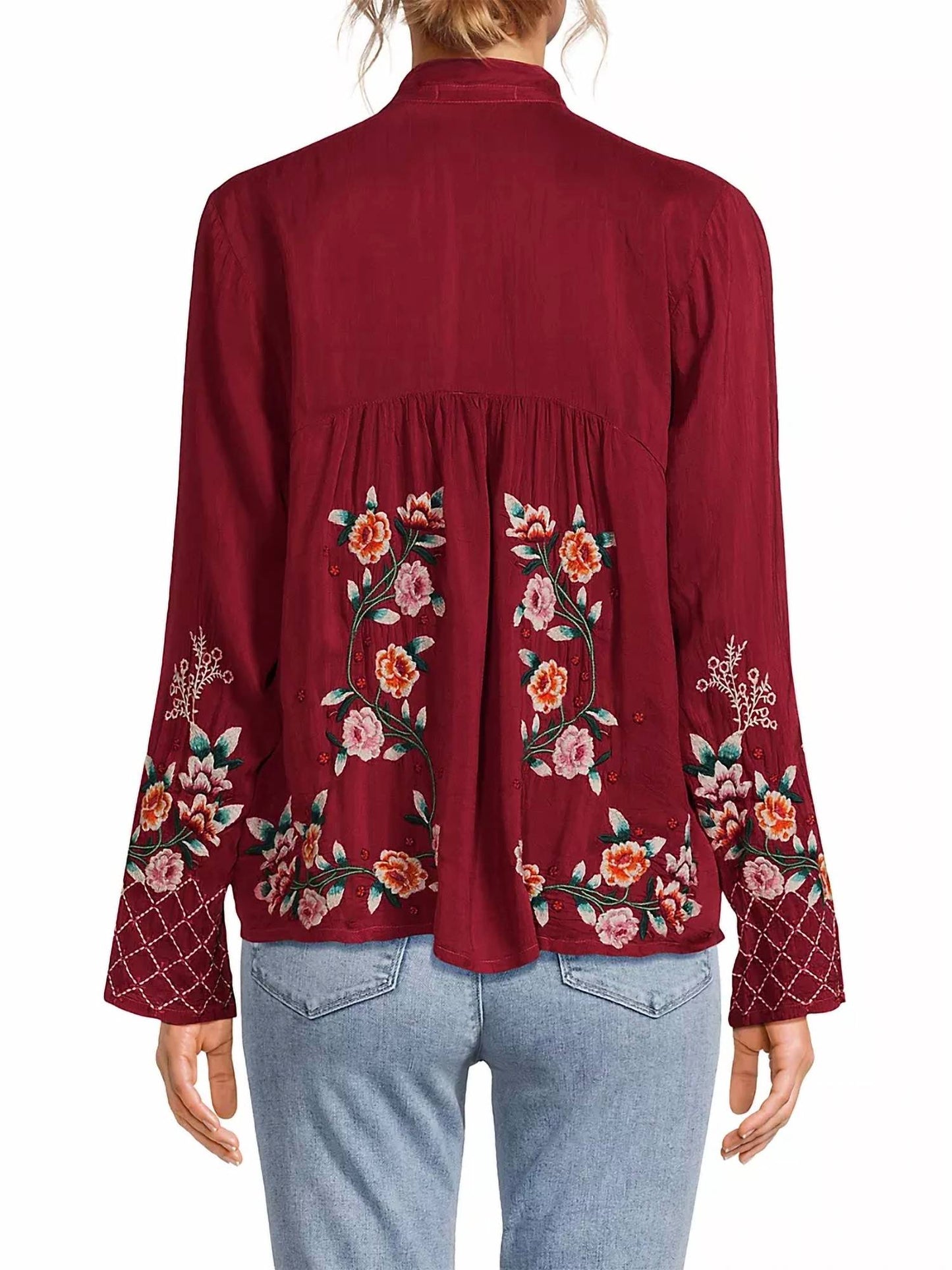 Johnny Was - Fargo Embroidered Blouse