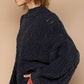 Pol - Chelsey Mock Neck Chenille Sweater