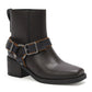 Beast Fashion - Women's Moto Leather Ankle Boots